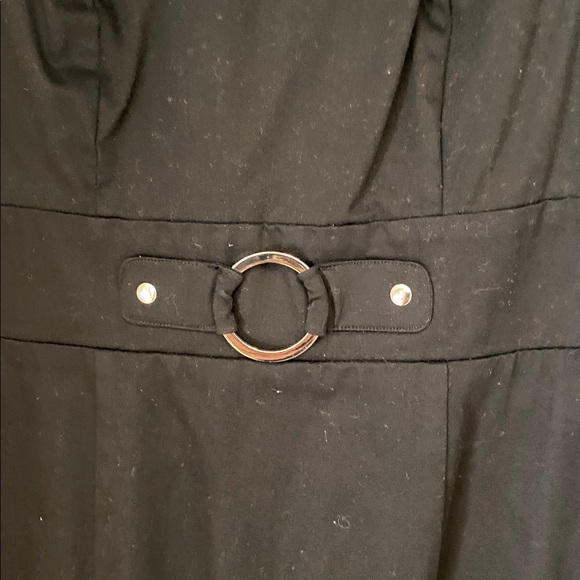 AGB Black Dress with Stylish Belt - Picture 8 of 8